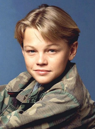 O sempre bonito Leonardo de Caprio com 16 anos. O ator está com 38 anos
