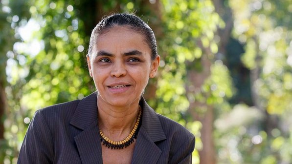 Marina Silva, 57,  também concorre pela segunda vez à  presidência da República