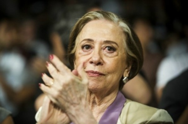Perguntada sobre o que diria à presidente Dilma, a atriz deu a resposta acima