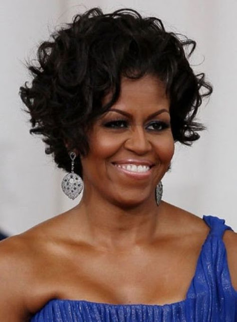 O cabelo da primeira dama americana, Michelle Obama