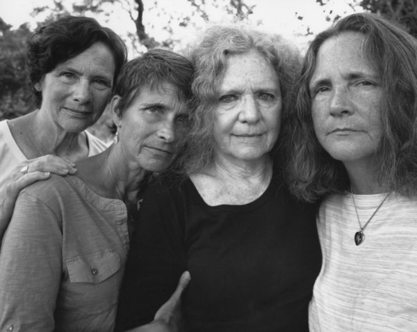 As quatro fotografadas em 2014, 40 anos depois da primeira foto